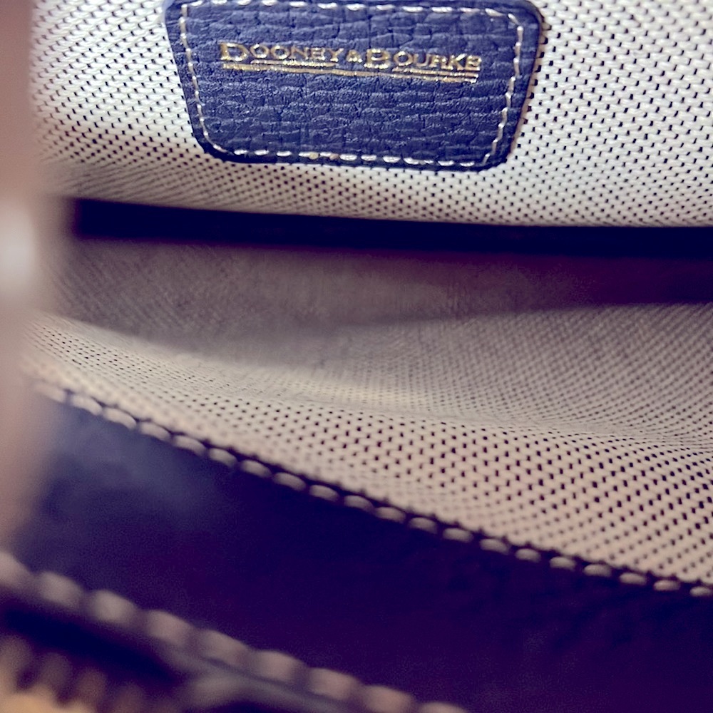 Bag blue Navi and  canvas women